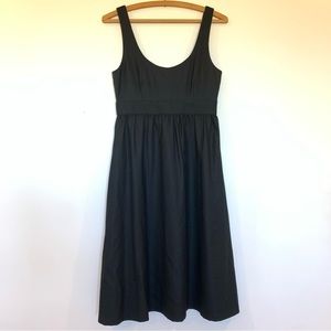 J. Crew Button Back Wool Blend Midi Dress